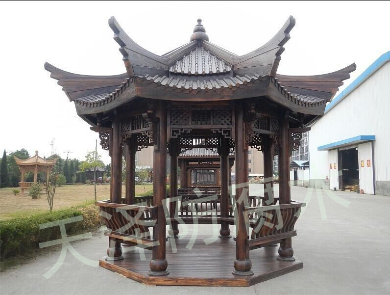 石家莊防腐木涼亭